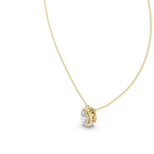 Collier pendentif avec diamant créé en laboratoire de 1,363 carats, diamants VVS-VS EF CVD, disponible en or 18 carats, 14 carats, or rose, or jaune, or blanc - Product Image 4