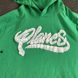 เสื้อฮู้ดพิมพ์ลายพัฟของผู้ชายผ้าฝ้าย100% สีทึบสไตล์ใหม่ล่าสุดกันหนาว - Product Image 5