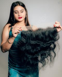 13x4 HD para suizo para pelucas frontales de encaje para mujeres marrón natural y negro buena densidad 360 para extensiones de cabello humano Frontal de encaje - Product Image 2