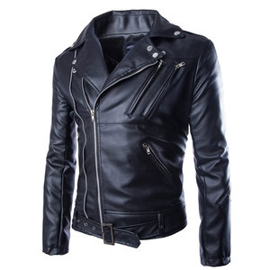 Chaqueta de Cuero Vacuno para Hombre, Estilo Urbano Premium, Ropa de Invierno, Duradera, Transpirable, Ecológica, con Logotipo Frontal Personalizable - Product Image 1