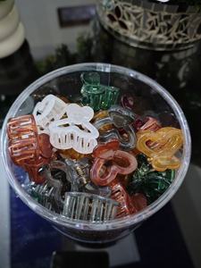 Pinzas de Pelo con Forma de Corazón para Niñas, Plástico de Color Sólido, Alta Calidad, Ecológicas, Accesorios para el Cabello para Fiestas, 48 Piezas - Product Image 2