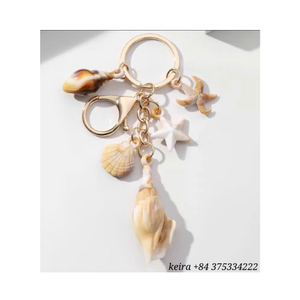 Llavero de Concha Marina Natural, Hecho a Mano, Accesorio de Regalo, Suministro al por Mayor de Origen Costero de Vietnam - Product Image 3