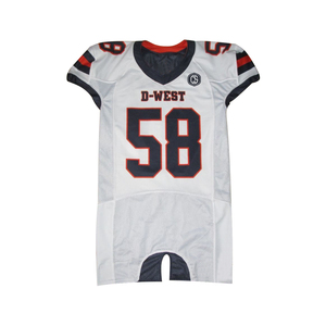 Fabricante de uniformes de fútbol personalizados de calidad superior de camisetas de fútbol americano ajustadas clásicas personalizadas en Pakistán - Product Image 3