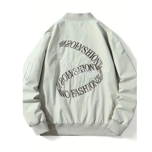 Veste polaire d'hiver pour hommes de qualité supérieure manteau de pilote d'avion imprimé moto à la mode - Product Image 6