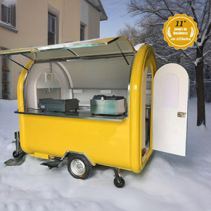 Petite remorque alimentaire mobile avec friteuse à gaz, grill et réfrigérateur pour la vente <span class=keywords><strong>de</strong></span> nourriture <span class=keywords><strong>de</strong></span> rue - Product Image 5