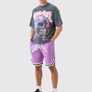 2025 Short de course pour homme avec logo personnalisé 100% coton Pantalon d'entraînement de gymnastique à séchage rapide avec taille élastique Couleur unie Design Style décontracté - Product Image 3