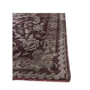 Alfombras de Lana y Seda Anudadas a Mano Aalam, Diseño Floral Rojo y Naranja para Hogar y Auto, Rectangulares, Modelo Pae-6169, Alfombra de Sala, Pasillo - Product Image 4