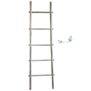 Toallero de escalera de bambú blanco de la mejor tendencia 2025 con calentador de alta calidad para decoración de baño de Vietnam - Product Image 1