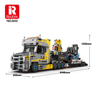 Colección original de bloques de construcción de camiones pesados |   Camión Europeo |   Camión Americano |   Transporte de Ingeniería