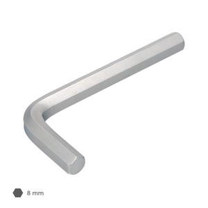 Chiave Allen Standard in Acciaio Cromo Vanadio Professionale 8,0 mm. - Product Image 3