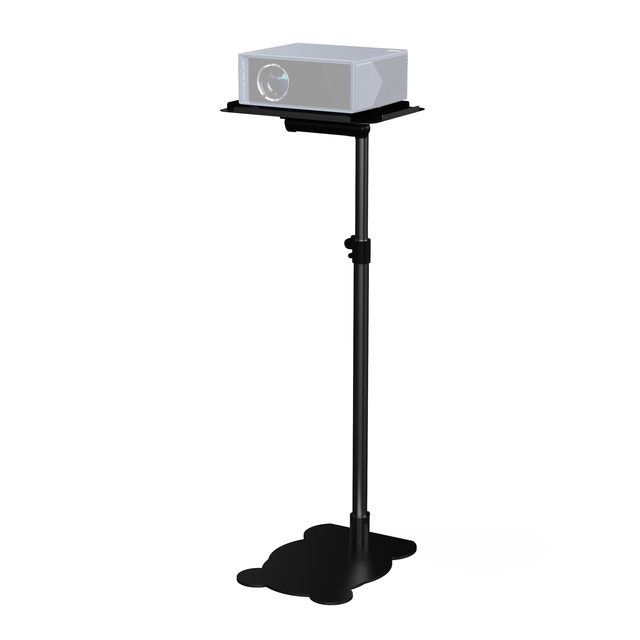 HTP 2026 New Metal High Quality Adjustable Hidden Sofa Bed Tripod Floor Projector Mount 360 Degree Rotation Black 10kg Load