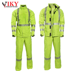 Trajes DE TRABAJO reflectantes de seguridad industrial de alta visibilidad y uniforme de trabajador de fábrica de Viky Industries - Product Image 5