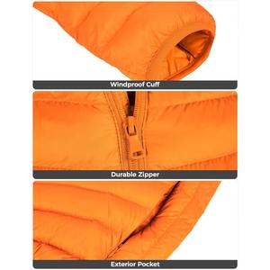 Chaqueta unisex de invierno con capucha, acolchada de lona, gruesa, impermeable, cortavientos, holgada, con cremallera, estilo casual, color liso, para uso urbano, OEM Front - Product Image 6