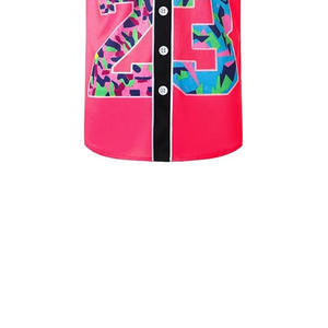 Venta al por mayor pedidos a granel disponibles camisetas de béisbol de poliéster transpirable personalizadas para mujer uniformes deportivos impresos estilo conjunto OEM/ODM - Product Image 6