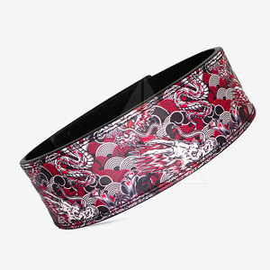 Ceintures d'haltérophilie Anime Cuir de vachette Réglable Antidérapant Personnalisable pour Entraînement Gym - Product Image 1