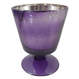 Pot de bougie givré de sable votif de lumière en verre de qualité supérieure pour la décoration de maison et de table faite à la main en vrac - Product Image 6