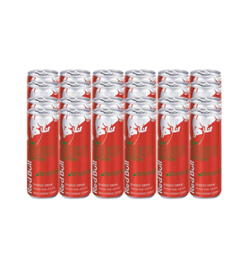 Red Bull saveur pastèque édition été, pack de 12 canettes de 250 ml avec acide citrique et citrates de sodium pour une acidité équilibrée - Product Image 2