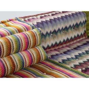 Canapé Chesterfield Missoni Contemporary Mah Jong Composition One Seat en tissu, avec fonction extensible et rembourrage en éponge, idéal pour appartement - Product Image 5
