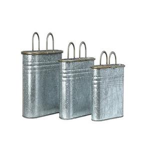 ถังโลหะชุบสังกะสีแบบชนบทสำหรับปลูกต้นไม้กระถางดอกไม้สวนขนาดใหญ่พร้อมชุดจัดระเบียบใหม่ล่าสุดในร่มกลางแจ้ง - Product Image 3