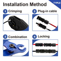 Conector de Fusible en Línea TYPLE para Paneles Solares Fotovoltaicos, 50A, 1000V/1500V, IP67, Impermeable, Retardante de Llama 94 V-0, para Sistemas de Paneles Solares, OEM