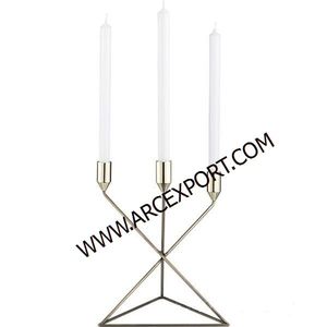 <b>Silver</b> Color Fancy Decorating Unique Latest Stylish <b>Candle</b> <b>Stick</b> Holder Best Quality Decorating <b>Candle</b> Holder From India - Product Image 2