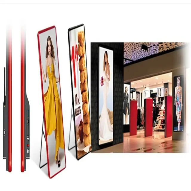 P1.25 Indoor RGB Portable Standing LED Poster Smd1515 With High Definition