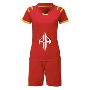 Uniforme de fútbol femenino de nuevo estilo, sublimación, alta calidad, precios baratos, Color sólido, logotipo personalizado, ropa deportiva para mujer - Product Image 2