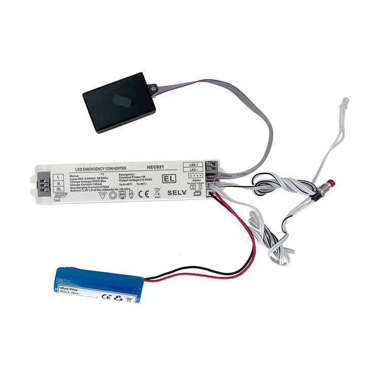 Автоматический аварийный драйвер ZigBee, источник питания для светодиодных панелей, 1 Вт, 3 ч, с аккумулятором