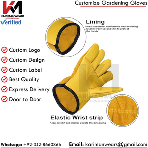 Guantes de Jardinería OEM Impermeables Antideslizantes con Agarre en la Palma, Envío Rápido, Logotipo Personalizado, Guantes de Jardinería de Tela Transpirable, Venta al por Mayor OEM - Product Image 3