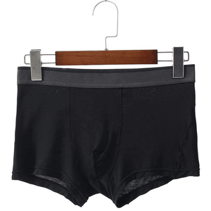 Calzoncillos bóxer de algodón personalizados de alta calidad para hombre, bonita ropa interior de punto transpirable para exteriores con diseño de tiro alto y estampado - Product Image 3