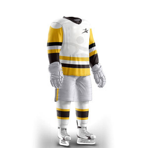 Uniformes de hockey sobre hielo personalizados, fabricante de camisetas en Canadá, bajo 100% de poliéster, hecho a medida en Pakistán, fabricante de ropa deportiva - Product Image 6