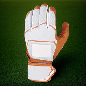 Recién llegado, fabricante superior, guantes de bateo de béisbol de cuero genuino, OEM, secado rápido, logotipo personalizado, guantes de béisbol y softbol - Product Image 3