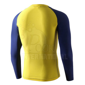 ชุดรัชการ์ด MMA แบบเรียบง่าย,ชุดรัชการ์ดสีพื้นเปล่าสำหรับขายออนไลน์ - Product Image 3