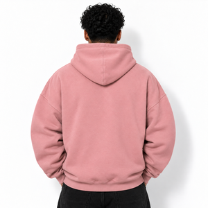 Hochwertiger Herren-Oversize-Hoodie mit strapazierfähigem Material, entspannter Passform und weichem Tragegefühl für moderne Streetwear und Alltagsoutfits. - Product Image 3