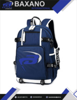 Sac à dos de jeu de style anime, grande capacité, imperméable, en polyester, décontracté, avec fermeture éclair, pour l'école, les voyages, ordinateur portable, pour adolescents, tendance