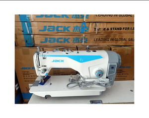 Máquina de Coser Industrial Ja-ck F5 Nueva, de Cama Plana, Ahorradora de Energía, Puntada Recta, DIY, Mango de Plástico OEM, Acero, Garantía de 3 Años - Product Image 3