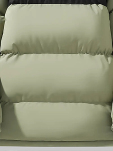 Chaqueta acolchada personalizada para hombre al por mayor, chaqueta bomber acolchada a la moda de nuevo diseño, capucha, piel burbuja impermeable blanca de talla grande - Product Image 3