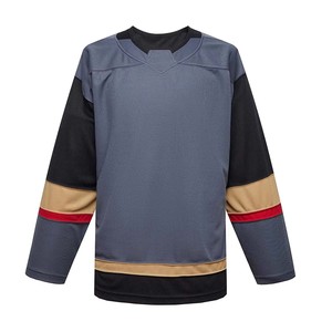 Maillot de hockey sur glace pour hommes en polyester 100% sublimé personnalisé Service OEM Design personnalisé Maillot de vêtements de sport - Product Image 2
