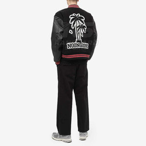 Chaqueta Universitaria Personalizada de Venta Directa de Fábrica, Diseño Personalizado para Hombre, Estilo Auténtico de Campus - Product Image 3