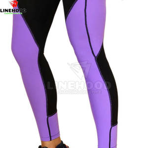 Pantalones de Yoga de cintura media de alta calidad para mujer superventas conjunto de Yoga de patrón sólido con cierre de cintura elástica disponibilidad al por mayor - Product Image 5