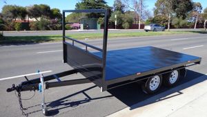 Eje de remolque de acero galvanizado en caliente con rueda de 15 cinchas y carga útil máxima de 1001-2000kg para remolques de coche basculantes de caja de carga - Product Image 5