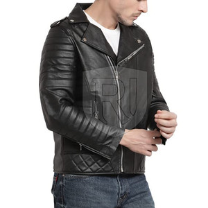 Veste en cuir pour hommes Oem Service Veste en cuir pour hommes de haute qualité Veste en cuir d'hiver pour hommes - Product Image 3