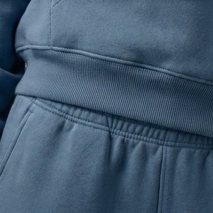 Conjunto Deportivo de Invierno Personalizado para Mujer, Dos Piezas, Pantalones Deportivos con Capucha, 100% Algodón, Transpirable, Ropa Deportiva 2025 - Product Image 5