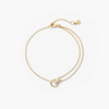 Trendy <b>Gold</b> Plated <b>Bracelet</b> with <b>Pearl</b> Alloy and Brass Material for Party or Gift Linked Charm Bangles - Product Image 4