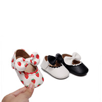 Chaussures pour bébé tendance, nouvelles, chaussures de princesse à motif papillon, chaussures en caoutchouc antidérapantes pour bébé