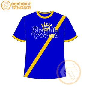 Vente en gros de t-shirt Sigma Gamma Rho pour femmes vêtements de sororité jersey de coton t-shirt respirant de haute qualité vêtements grecs pour femmes - Product Image 4
