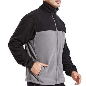 Stylish Winter Warm Mens <b>Fleece</b> Zipper <b>Jacket</b> <b>With</b> Soft <b>Lining</b> And High Neck Design Perfect For Outdoor And Daily Wear - Product Image 3