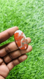 พลอยแจสเปอร์สีแดงธรรมชาติอัญมณีทรงหลวมขัดเงาเจียระไนคริสตัลเจียระไนทุกขนาดสำหรับทำเครื่องประดับจี้อัญมณี - Product Image 4