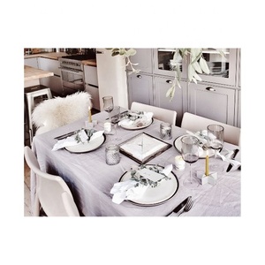 2026 European Classical Tv Tea Sustainable Wholesale Grey Flowy Embroidered Table Protectors Household Chair Cover Home Decorate - Product Image 1