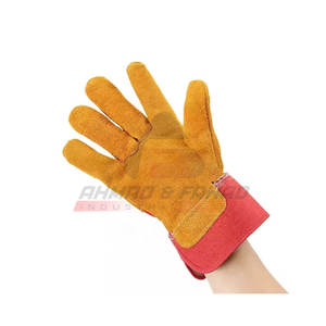 Gants de travail de sécurité dans la construction Gants de travail de sécurité en cuir tricoté de bonne qualité Vente en gros - Product Image 5